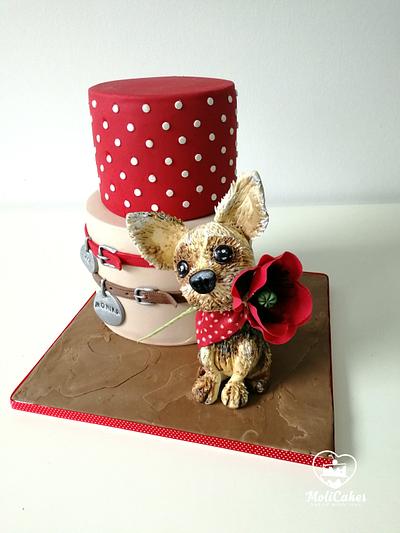 little dog - Cake by MOLI Cakes