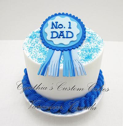No. 1 Dad! - Cake by Cynthia Jones