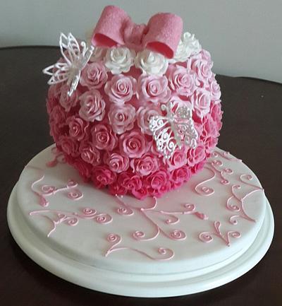 mother's day rose bouquet cake - Cake by The Cakes Icing