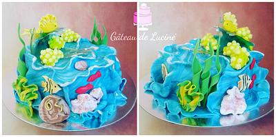 Fish themed cake - Cake by Gâteau de Luciné