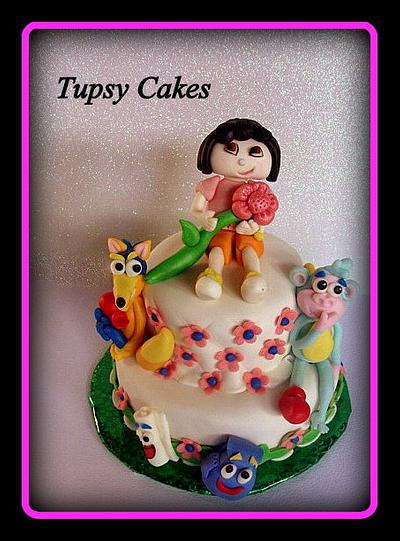 dora and friends mini cake - Cake by tupsy cakes