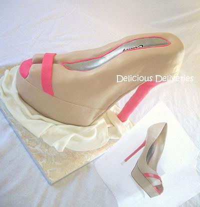 3D Platform Stiletto Cake - Cake by DeliciousDeliveries