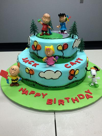 Charlie and Friends - Cake by PeggyT