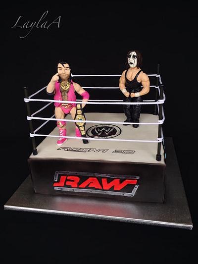 Wrestling cake  - Cake by Layla A