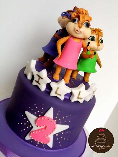 Chipettes Cake for Lilly - Cake by Maria