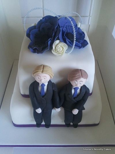 Anemone wedding cake - Cake by stilley