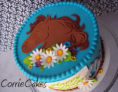 horse theme - Cake by Corrie
