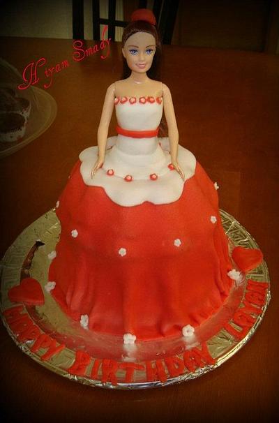 doll cake - Cake by Hiyam Smady