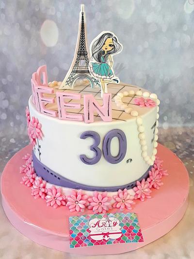 Paris cake by Arty cakes  - Cake by Arty cakes