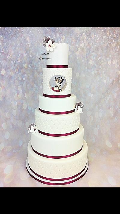 wedding cake disney  - Cake by Cindy Sauvage 