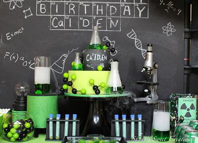 Mad Scientist Party - Cake by Shani's Sweet Creations