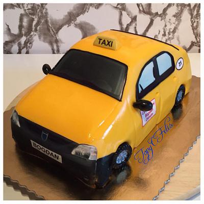 Taxi cab - Cake by Felis Toporascu
