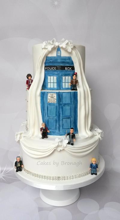 Doctor Who Wedding Cake - Cake by Cakes by Bronagh