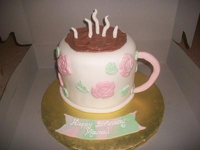 Coffee Mug Birthday Cake - Cake by caymancake