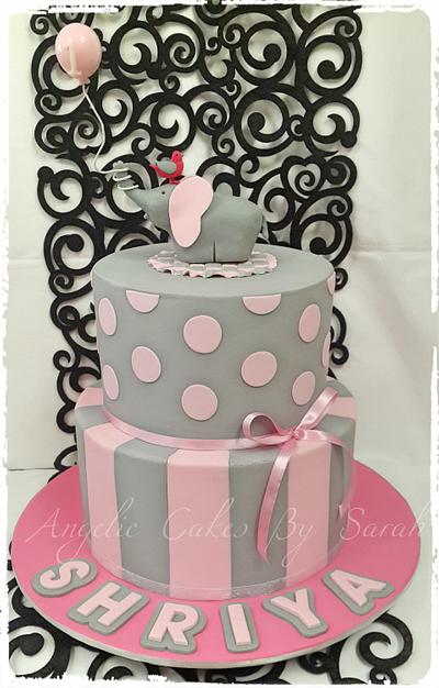 1st Birthday Pretty in Pink - Cake by Angelic Cakes By Sarah