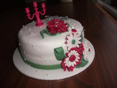 Gerbera - Cake by Liz