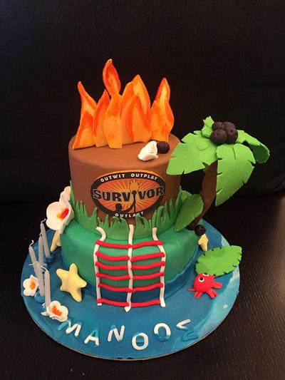 Survivor cake - Cake by Myhomemadesugarcraft