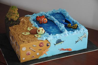 My beach - Cake by The Bistro Cake Designer