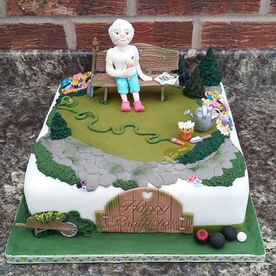 Garden cake - Cake by Karen's Kakery