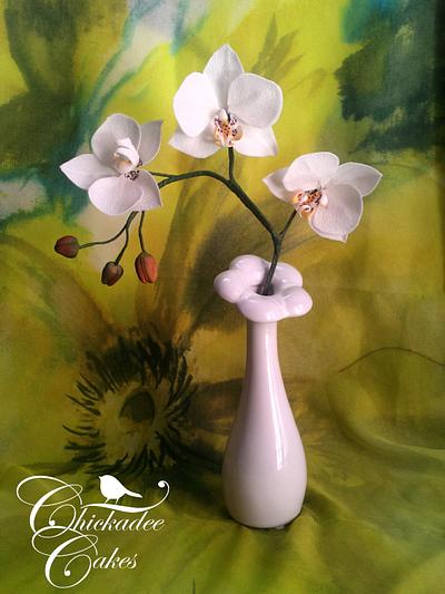 Phalaenopsis Orchids - Cake by Chickadee Cakes - Sara
