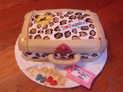 Luggage celebrations cake - Cake by CupNcakesbyivy