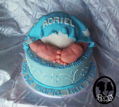 Baby Boy on the way - Cake by Dessert By Design (Krystle)