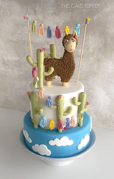 Llama Fondant Cake  - Cake by Monique Ascanelli