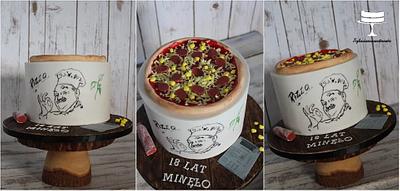 Pizza anyone :) - Cake by Sylwia
