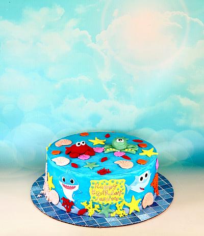 Under the sea theme  - Cake by soods