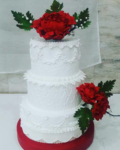 wedding Cake - Cake by MARCELA CORCA