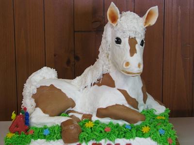 Horse Birthday Cake - Cake by CJCakeCreations