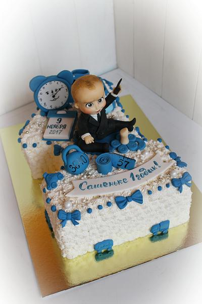 Торт с фигуркой Босс - Cake by Екатерина Андриянова 