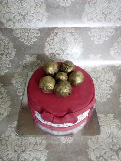 Christmas baubles cake - Cake by Lauza