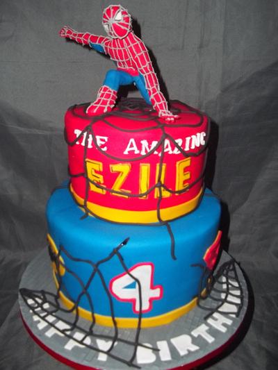 Spiderman  - Cake by Willene Clair Venter