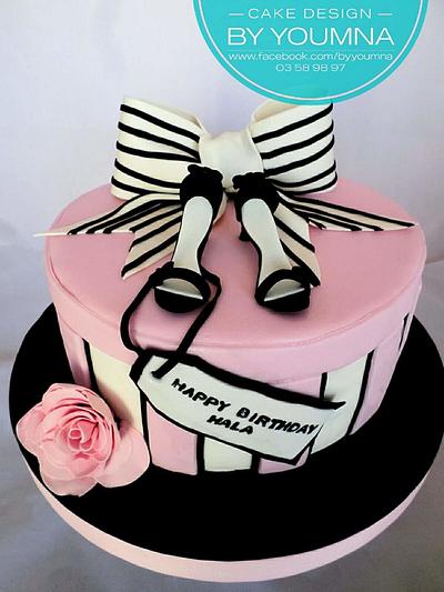 For her  - Cake by Cake design by youmna 