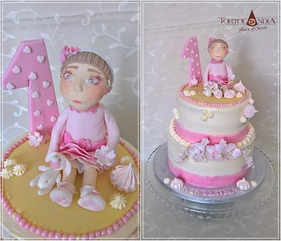 First birthday  - Cake by Tortolandia