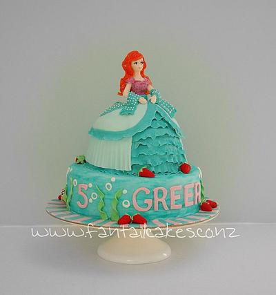Ariel in a dress - Cake by Fantail Cakes