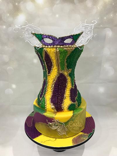 Mardi Gras Carnival Cakers Collaboration - Cake by Costa Cupcake Company