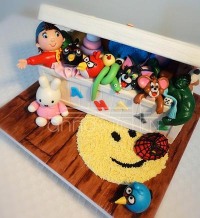 The Toy Trunk - Cake by Anna Mathew Vadayatt