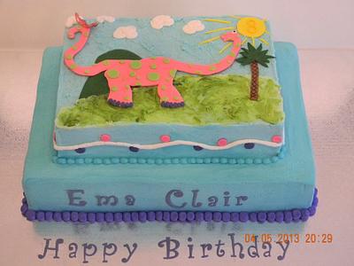 Prehistoric Creation - Cake by Cindy Casper