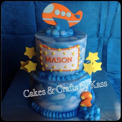 Up Up & Away!  - Cake by Cakes & Crafts by Kass 