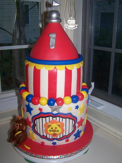 Big Top Circus Cake - Cake by Ladybug9