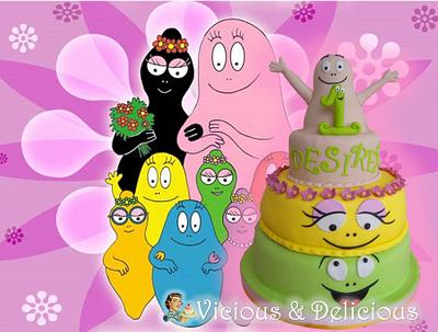 Barbapapà tiers cake - Cake by Sara Solimes Party solutions