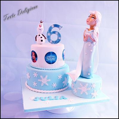 Olaf and Elza  - Cake by Torta Deliziosa