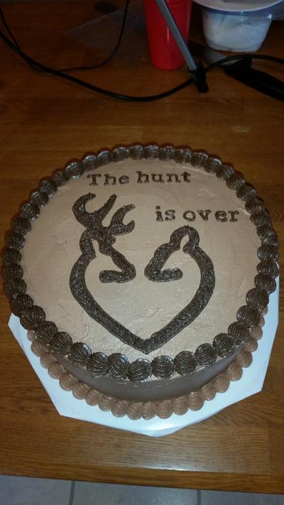 The hunt is over.  - Cake by Connie9003