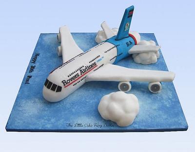 Airbus A380 Aeroplane 30th Cake - Cake by Little Cake Fairy Dublin