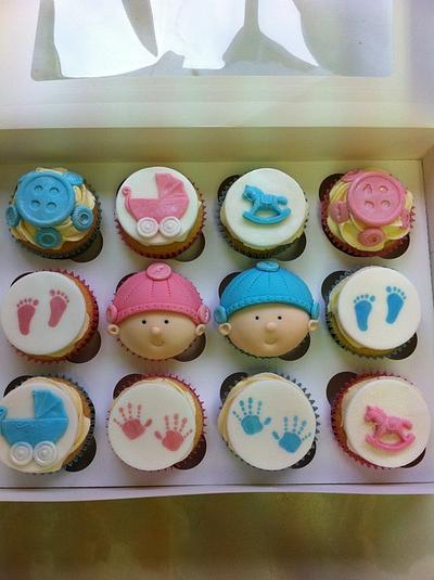 Baby Shower, Cupcakes - Cake by CakeyBakey Boutique