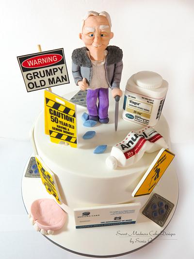 Old Man Survival Kit/ Over the Hill - Cake by Sweet Madness Cake Designs