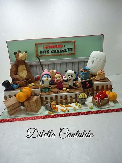 Masha and the Bear - Cake by Diletta Contaldo
