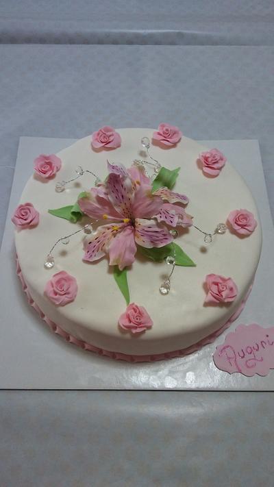Torta con fiori - Cake by Monica Pagano 